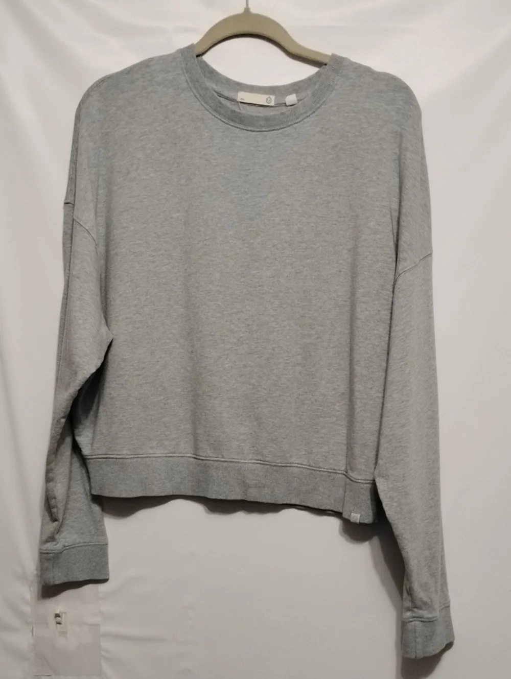 TASC Performance Women's M Grey Crewneck Sweater - Minimal Everyday Pullover